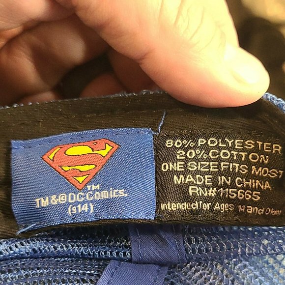 Superman Trucker Snapback  Hat Cap - Picture 7 of 7